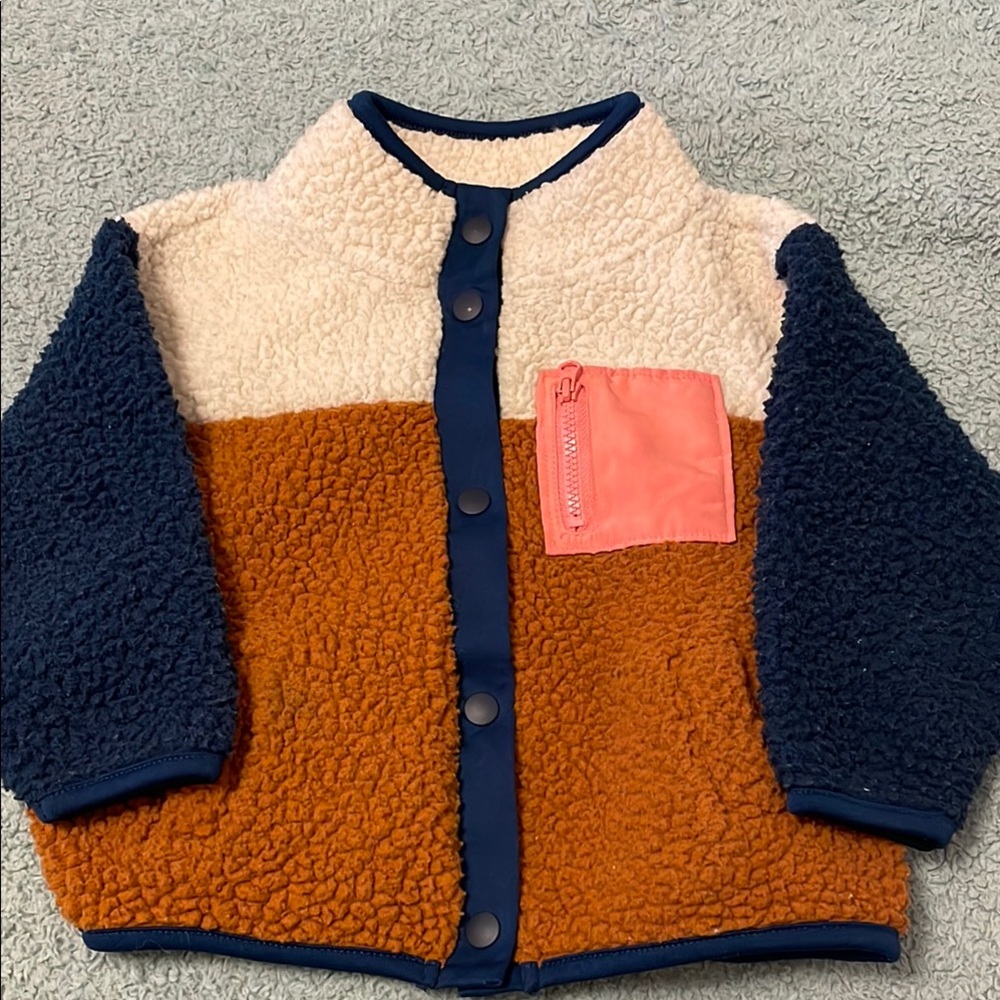Unisex Old Navy Kids Color block Sherpa Jackets